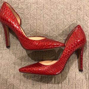 Red Bomb Heels